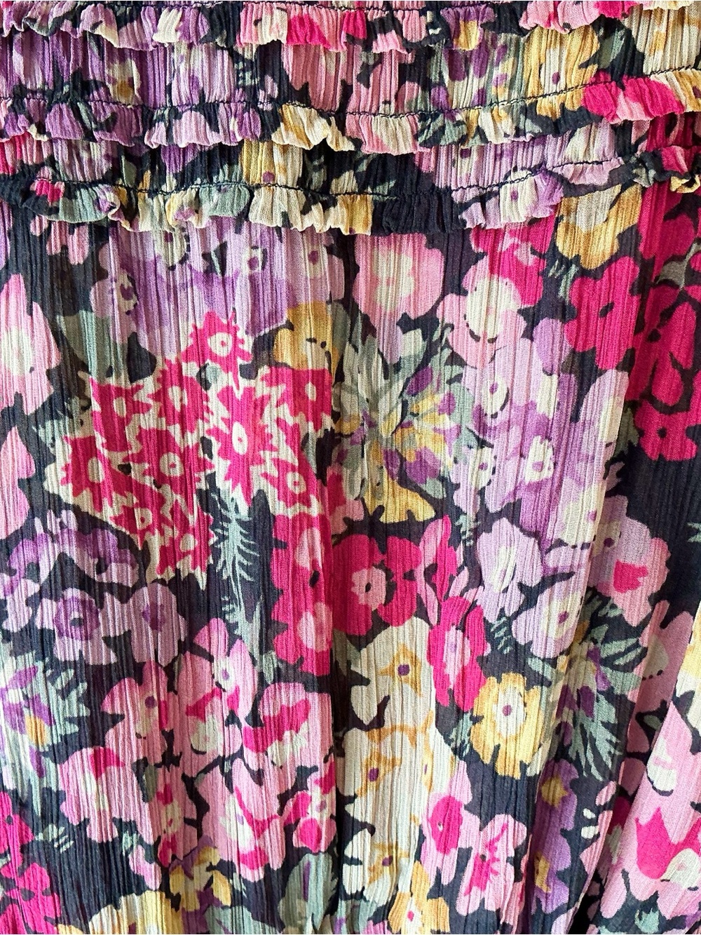 Polo Ralph Lauren Floral Wrap Peplum Blouse in Primrose Floral Size M - Picture 6 of 9